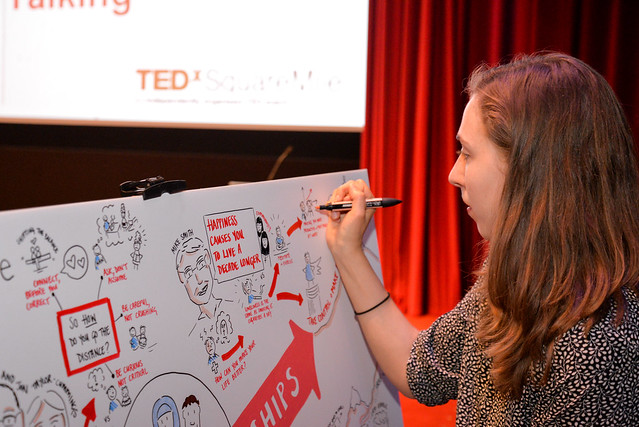 Envirovisuals live drawing Tedx